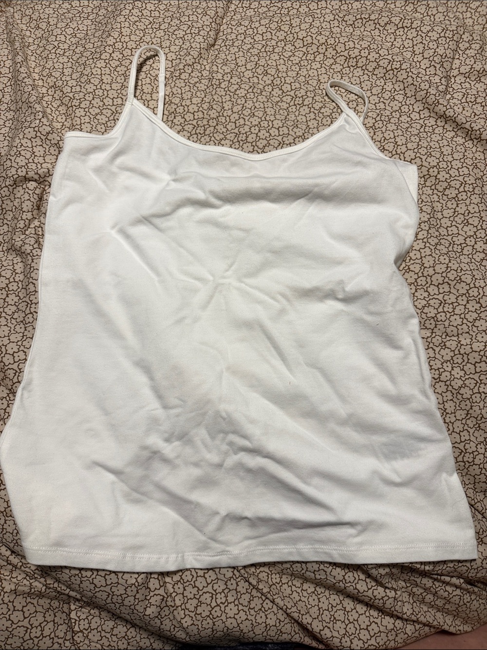 NWOT Amazon Essentials White Women's Slim Spaghetti Strap Camisole
